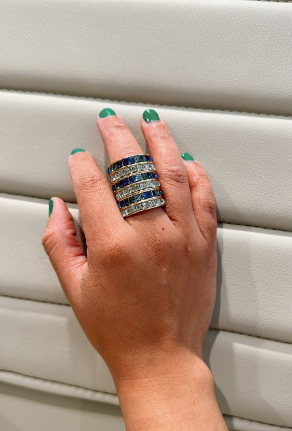 Blue Gior rings