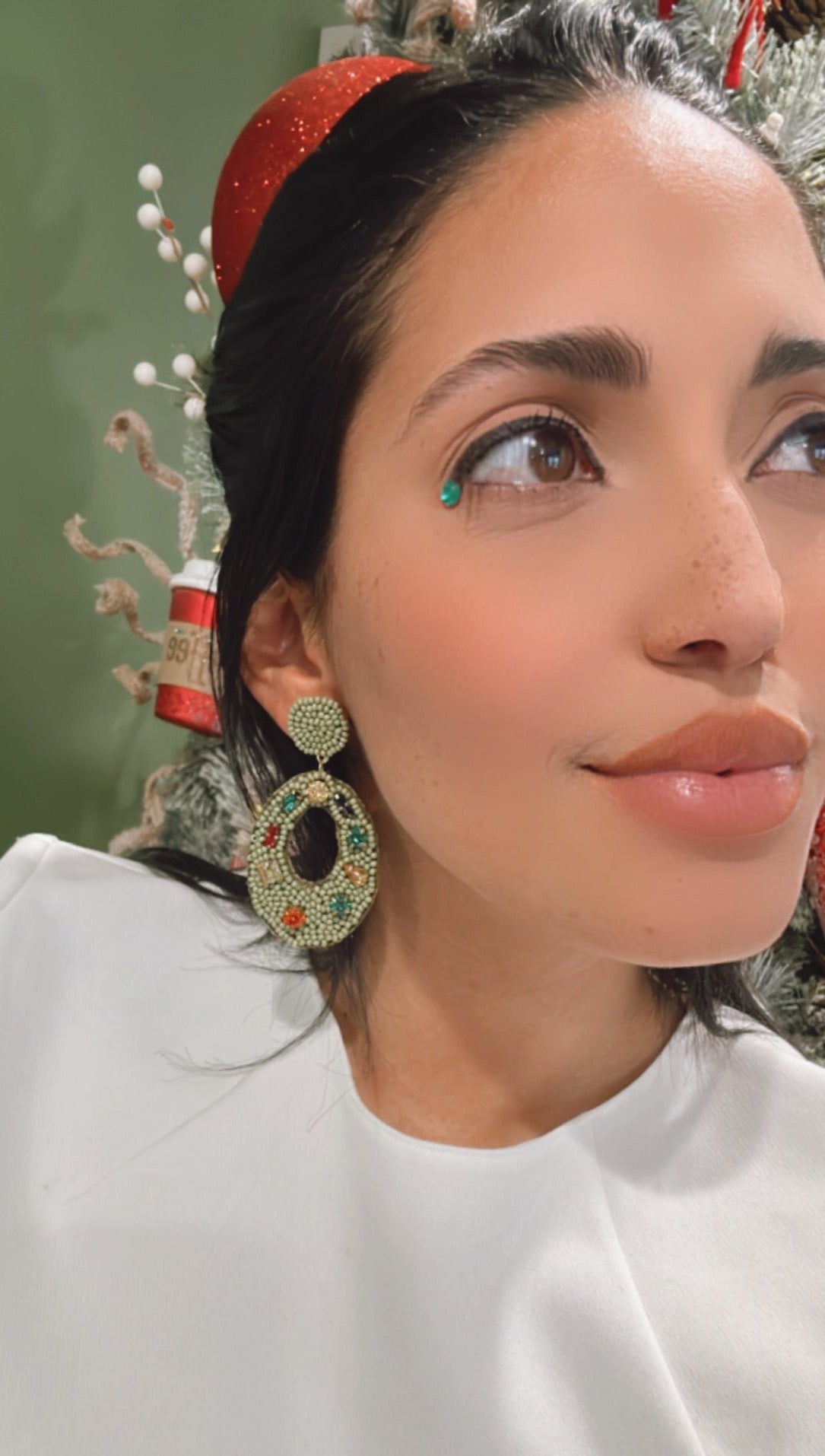 Ms Grinch earrings