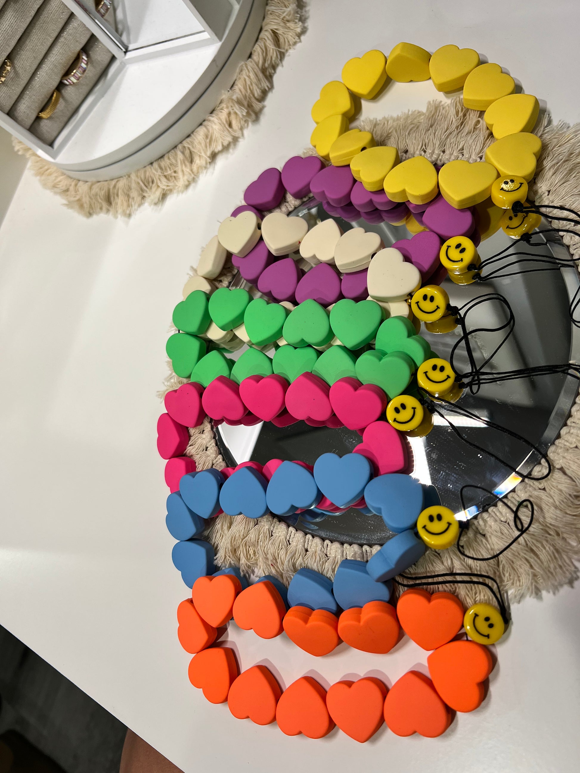 Phone Hearts Bracelets (7 colors)