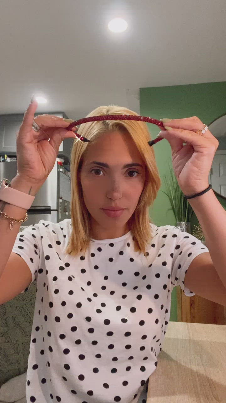 Shiny single headband